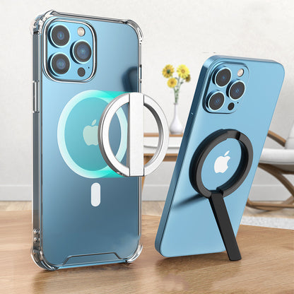Hollow design phone stand prevents overheating and allows easy charging