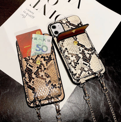 Crossbody phone strap holder case for iPhone