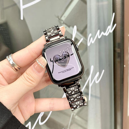 Luxury diamond metal strap designed for Apple Watch