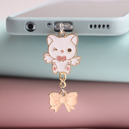 Metal dust plug for smartphones and tablets