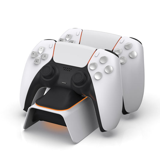 PS5 controller stand with dual charging dock for DualSense controllers