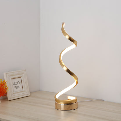 desk lamp version with spiral design for stylish rooms