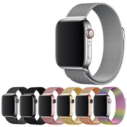 Stainless steel mesh metal strap with magnetic clasp