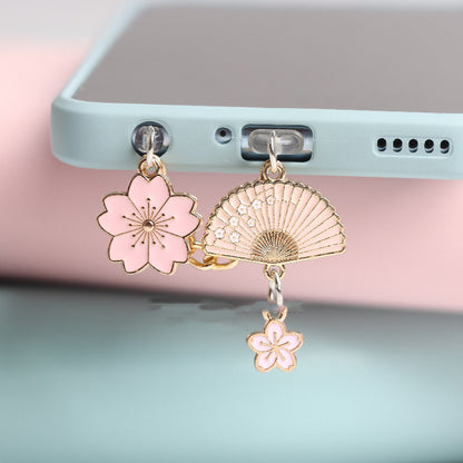 Handmade Type-C dust plug charm for iPhone charging port protection