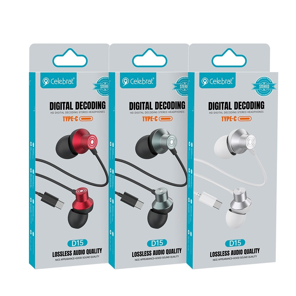 Comfortable in-ear Type-C headphones for daily use