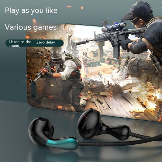 Dual-interface USB C and 3.5mm wired in-ear earphones